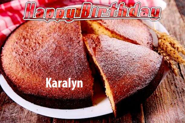 Happy Birthday Karalyn Cake Image