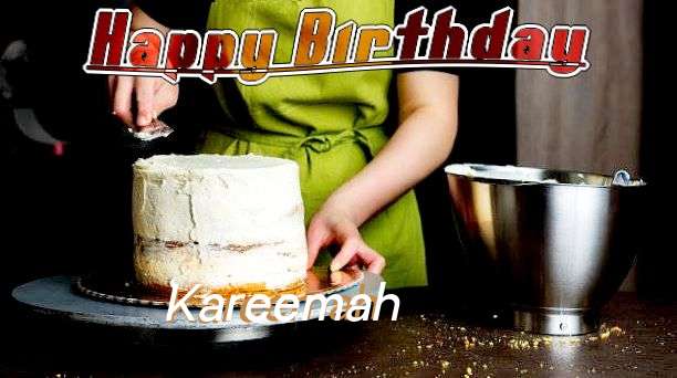 Happy Birthday Kareemah Cake Image