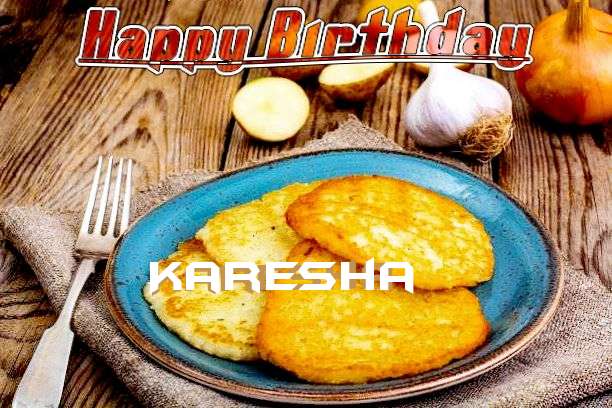 Happy Birthday Cake for Karesha