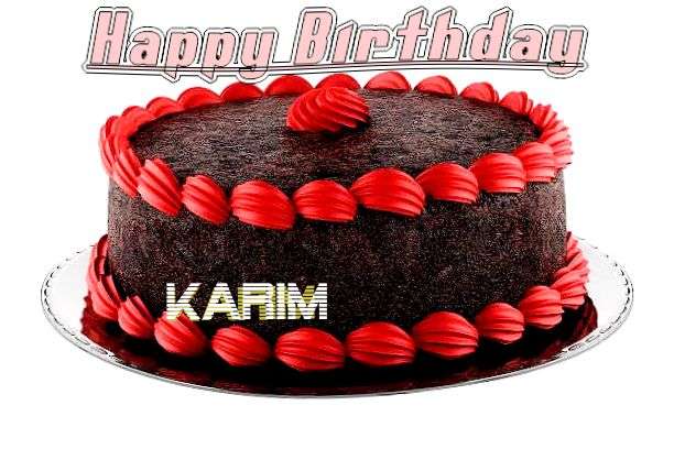 Happy Birthday Cake for Karim