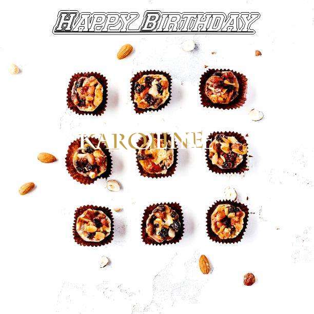 Happy Birthday Karoline Cake Image