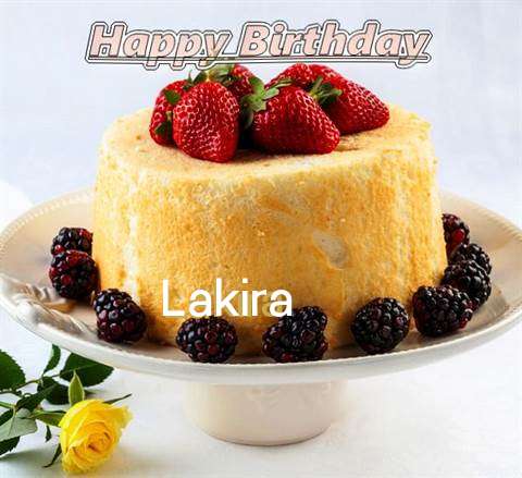 Happy Birthday Lakira Cake Image