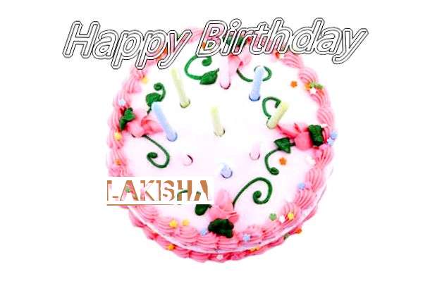Happy Birthday Cake for Lakisha