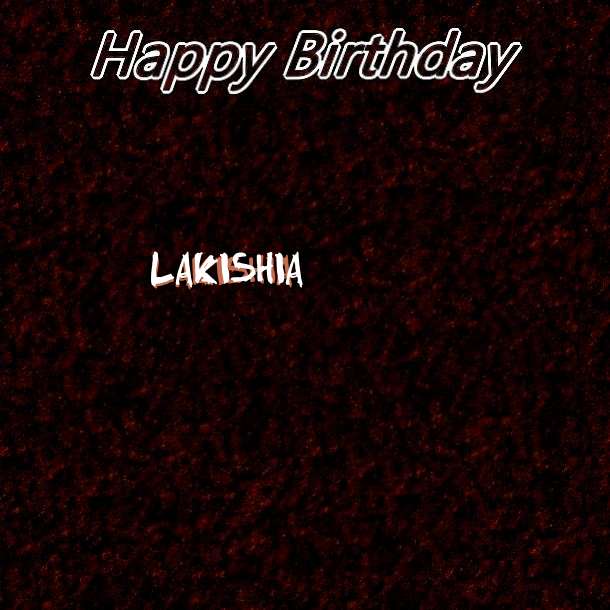 Happy Birthday Lakishia Cake Image