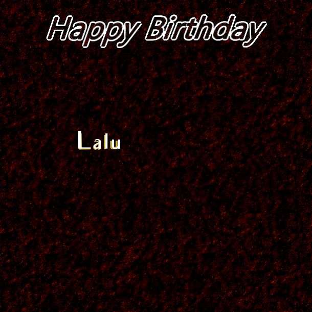 Happy Birthday Lalu Cake Image