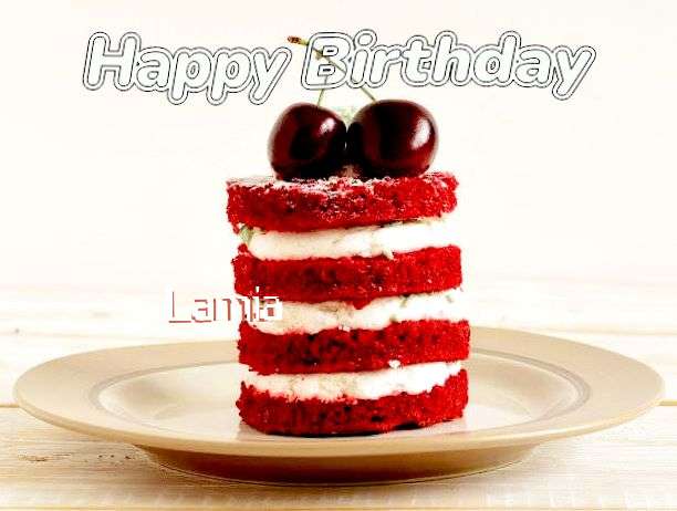 Birthday Wishes with Images of Lamia