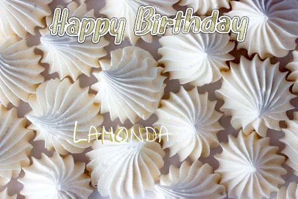 Happy Birthday Lamonda Cake Image