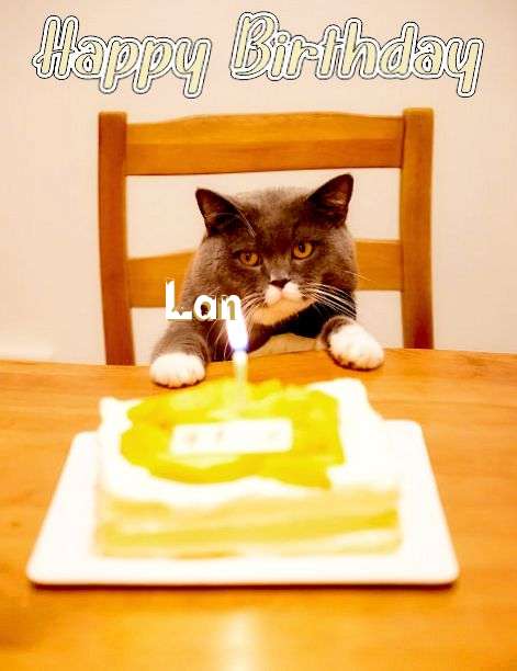 Happy Birthday Cake for Lan
