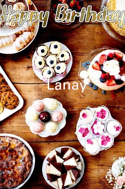 Happy Birthday Lanay Cake Image