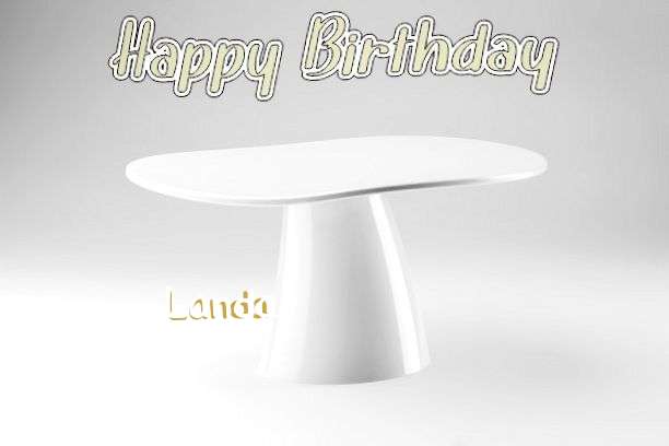 Happy Birthday Cake for Landa