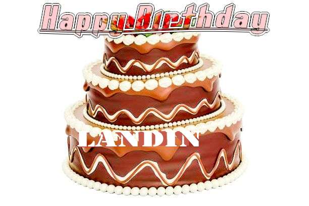 Happy Birthday Cake for Landin