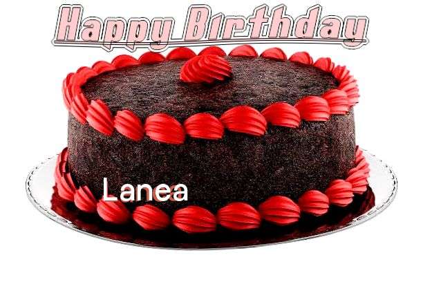 Happy Birthday Cake for Lanea