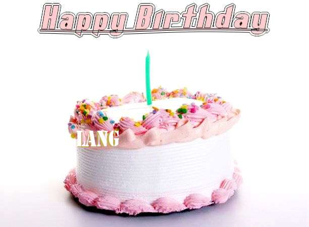Birthday Wishes with Images of Lang