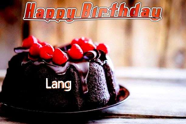 Happy Birthday Wishes for Lang