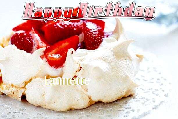 Happy Birthday Cake for Lannette