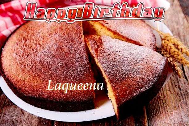 Happy Birthday Laqueena Cake Image