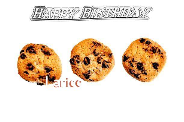 Birthday Wishes with Images of Larice