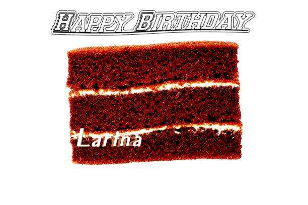 Happy Birthday Cake for Larina