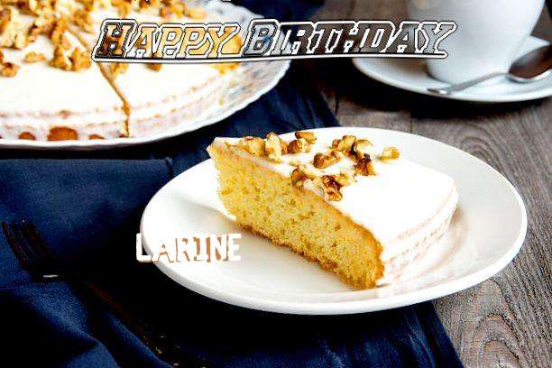 Birthday Wishes with Images of Larine