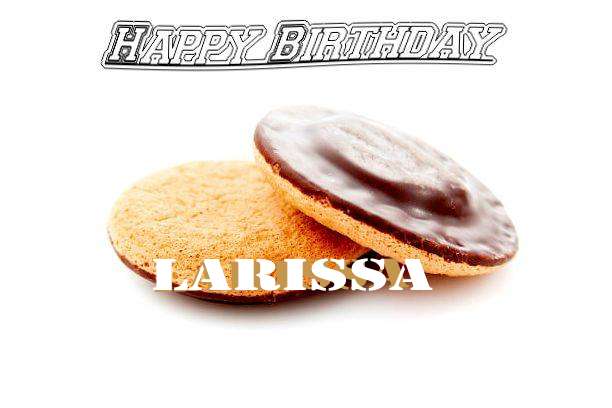 Happy Birthday Larissa Cake Image