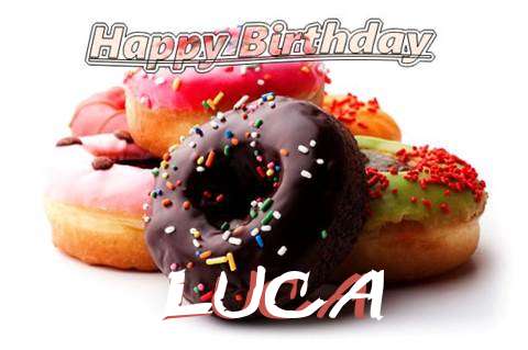 Birthday Wishes with Images of Luca