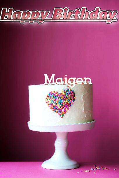 Birthday Wishes with Images of Maigen