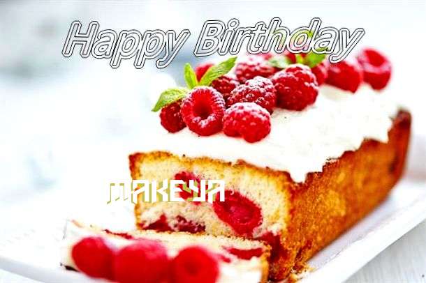 Happy Birthday Makeya Cake Image
