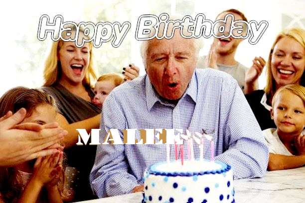Happy Birthday Malee Cake Image