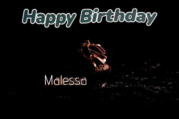 Happy Birthday Malessa Cake Image