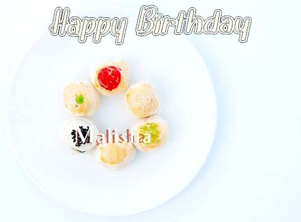 Birthday Wishes with Images of Malisha