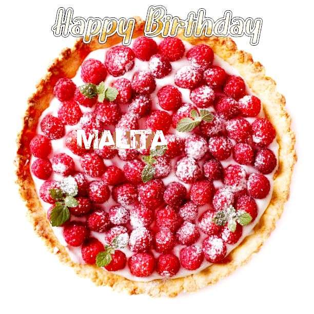 Happy Birthday Cake for Malita