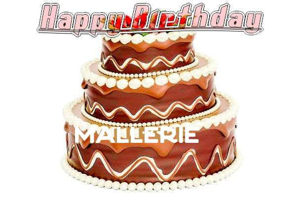 Happy Birthday Cake for Mallerie