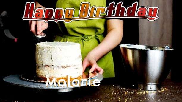 Happy Birthday Malorie Cake Image