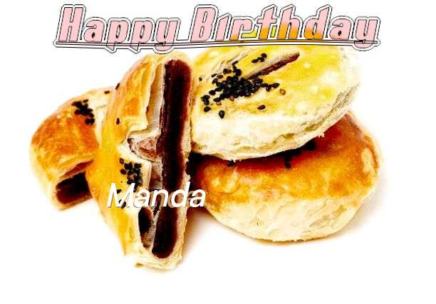 Happy Birthday Wishes for Manda