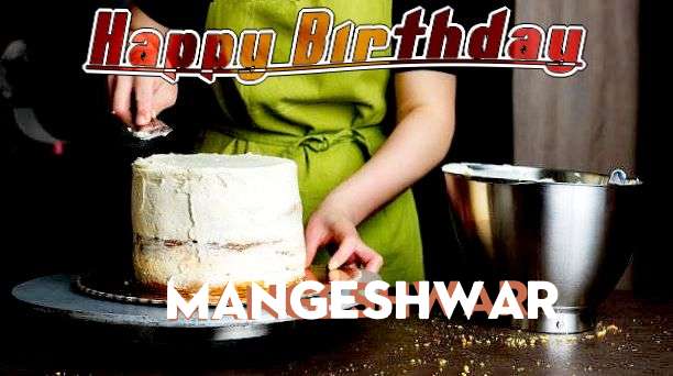 Happy Birthday Mangeshwar Cake Image