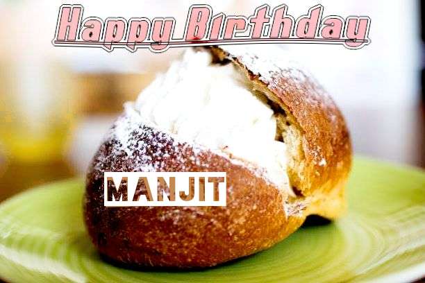 Happy Birthday Manjit Cake Image
