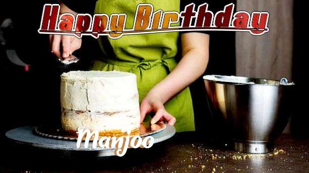 Happy Birthday Manjoo Cake Image