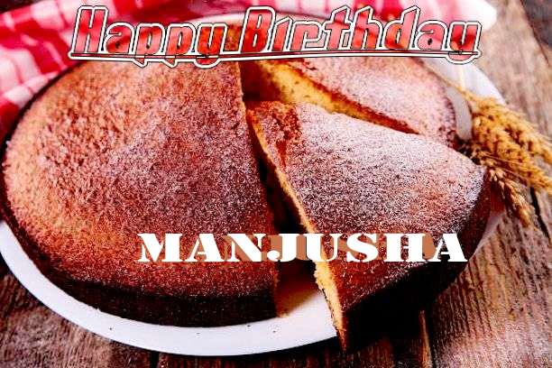 Happy Birthday Manjusha Cake Image