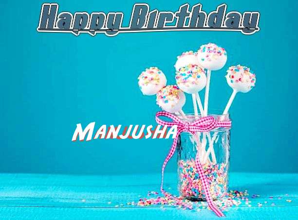 Happy Birthday Cake for Manjusha