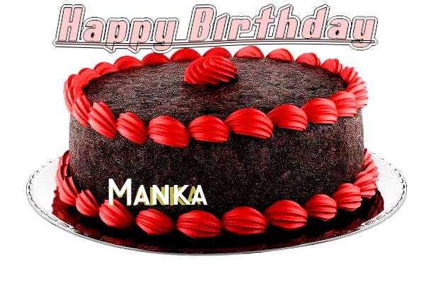 Happy Birthday Cake for Manka