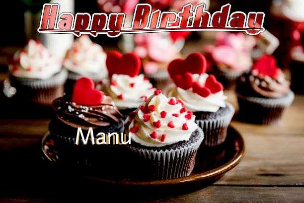Happy Birthday Wishes for Manu