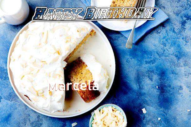 Happy Birthday Marcela Cake Image
