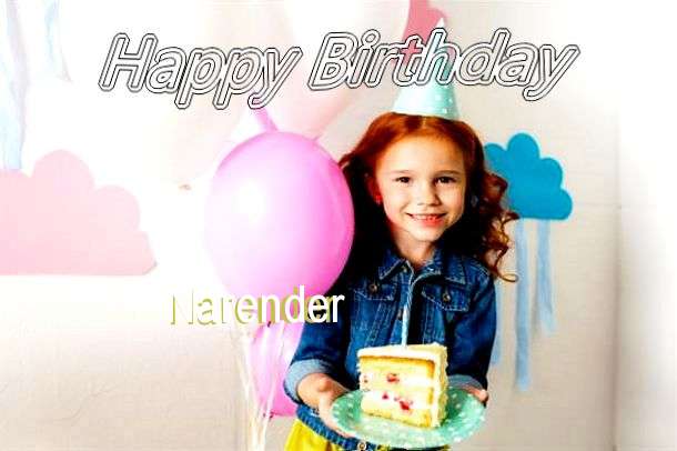 Happy Birthday Narender Cake Image