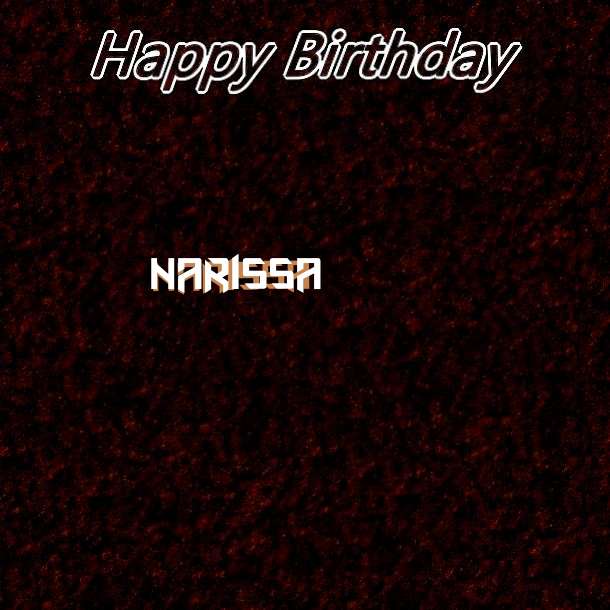Happy Birthday Narissa Cake Image