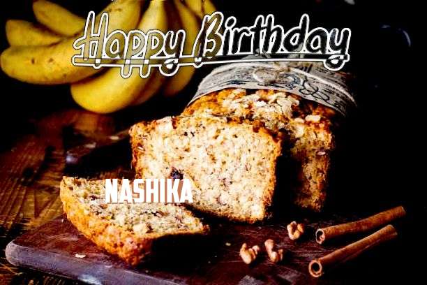 Happy Birthday Cake for Nashika