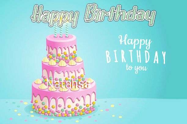 Happy Birthday Cake for Natahsa
