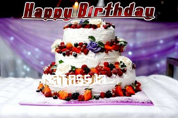 Happy Birthday Natassja Cake Image