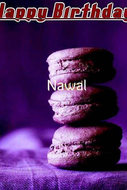 Happy Birthday Cake for Nawal