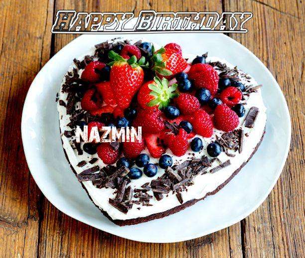 Happy Birthday Cake for Nazmin