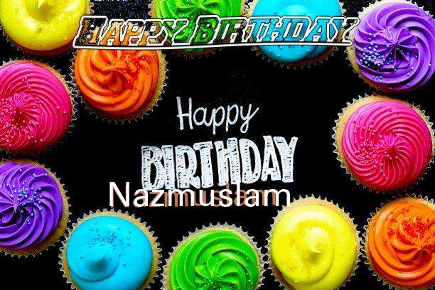 Happy Birthday Cake for Nazmuslam